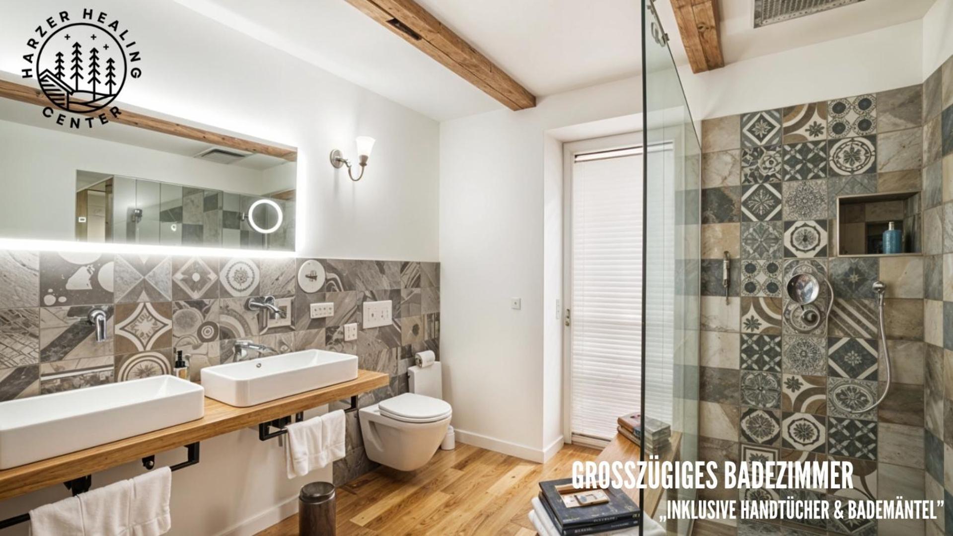 Harzer Healing Center 2024 Gemuetliche Landhauswohnung Mit Fussbodenheizung,Xxl Kochinsel,Xxl Regenduschen,Modern,Hochwertig,Persoenlich,Vollausgestattet エルビンガーオーデ エクステリア 写真